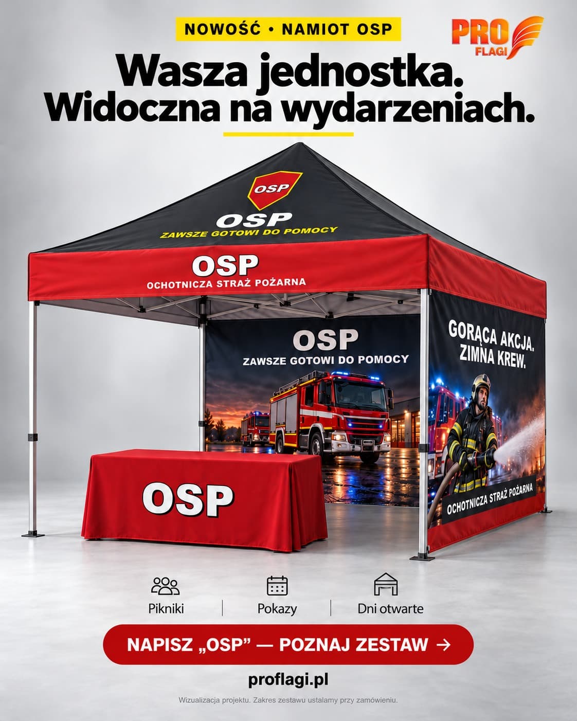 Realizacja PROflagi — zdjęcie z Instagrama